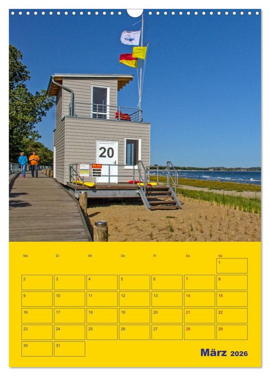 Produktbild: Sehnsucht nach Meer - Ostsee (Wandkalender 2026 DIN A3 hoch), CALVENDO Monatskalender