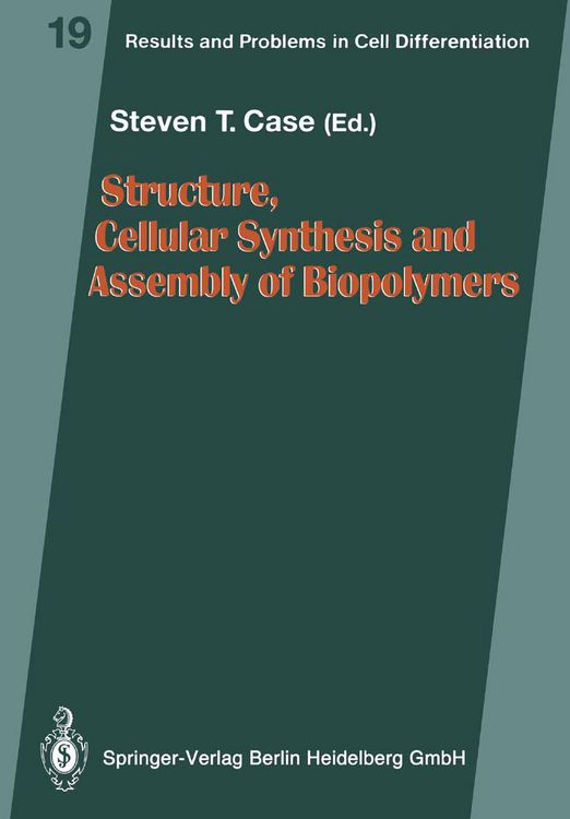 Produktbild: Structure, Cellular Synthesis and Assembly of Biopolymers