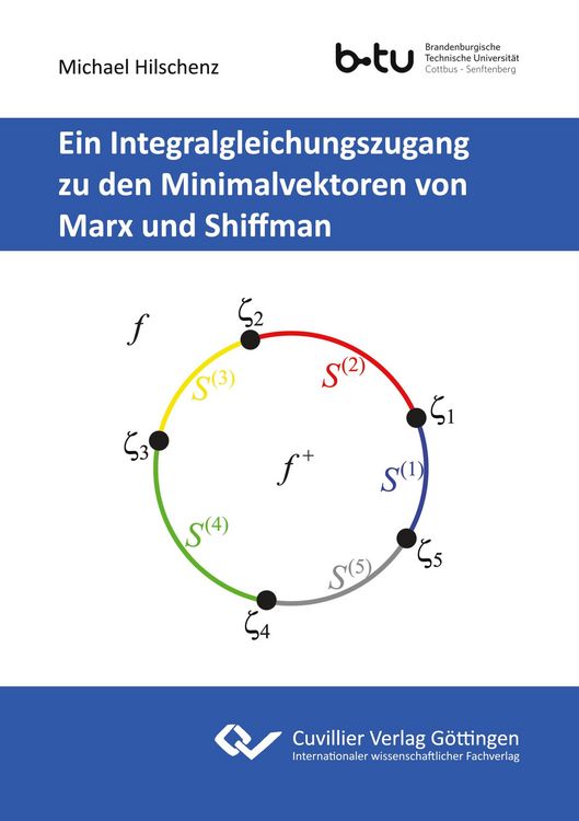 Produktbild: Ein Integralgleichungszugang zu den Minimalvektoren von Marx und Shiffman
