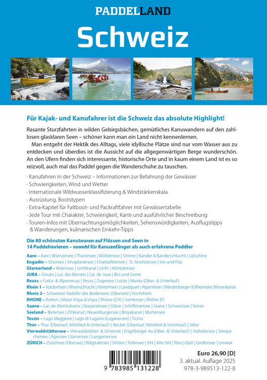 Produktbild: Paddelland Schweiz