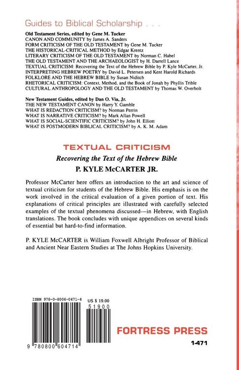 Produktbild: Textual Criticism