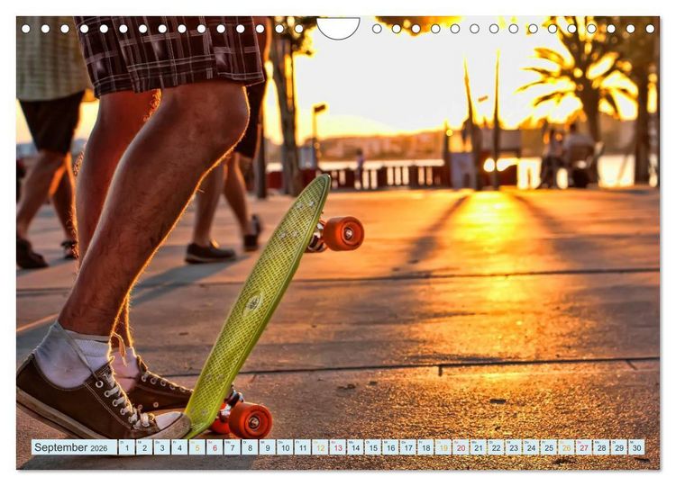 Produktbild: Skateboarding - nichts f&uuml;r Weicheier (Wandkalender 2026 DIN A4 quer), CALVENDO Monatskalender