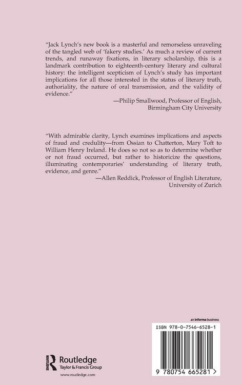 Produktbild: Deception and Detection in Eighteenth-Century Britain