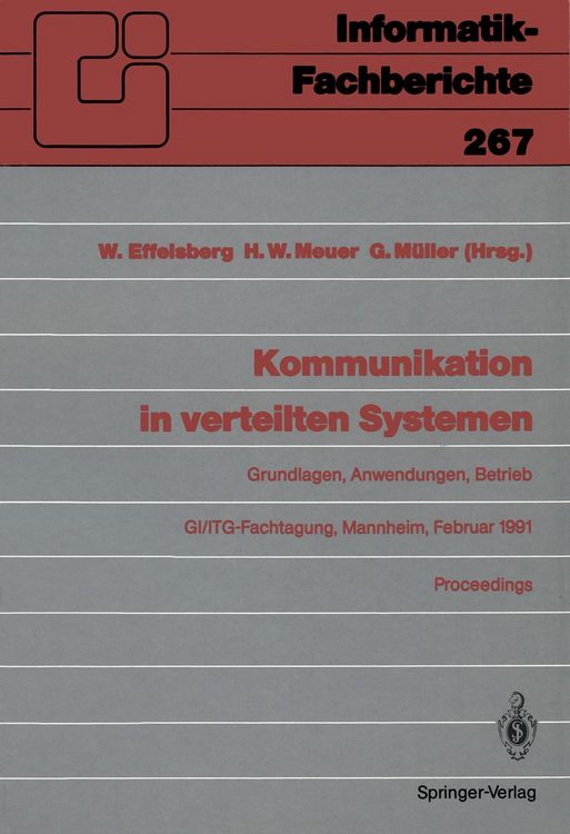 Produktbild: Kommunikation in verteilten Systemen
