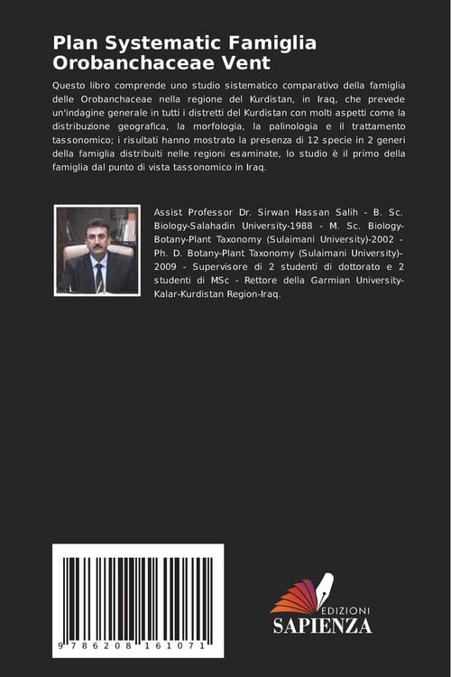 Produktbild: Plan Systematic Famiglia Orobanchaceae Vent