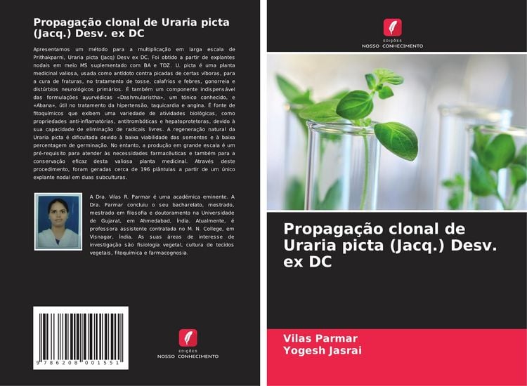 Produktbild: Propaga&ccedil;&atilde;o clonal de Uraria picta (Jacq.) Desv. ex DC