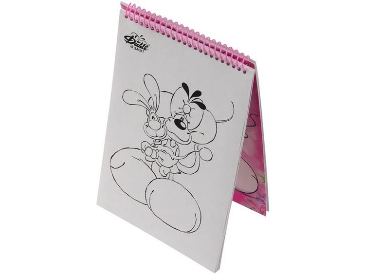 Produktbild: Diddl Malbuch A4, rosa&nbsp;