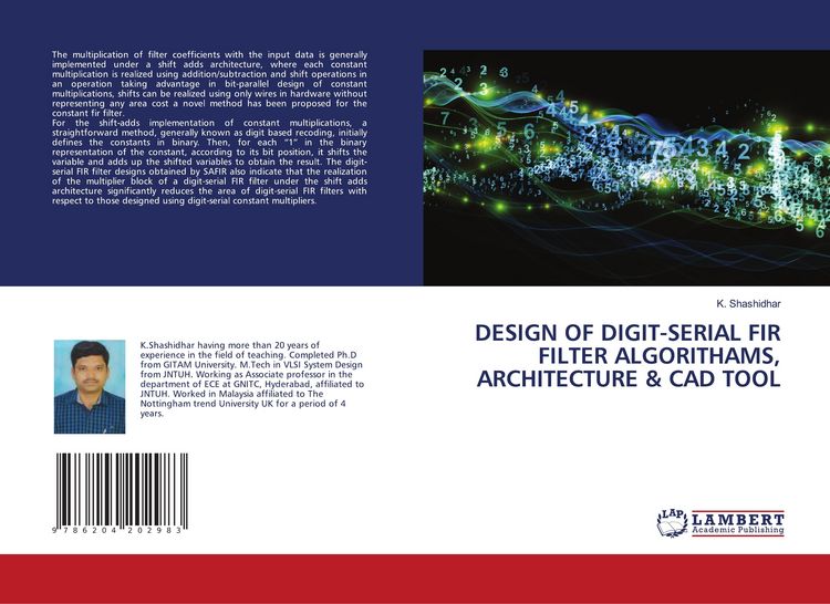 Produktbild: DESIGN OF DIGIT-SERIAL FIR FILTER ALGORITHAMS, ARCHITECTURE & CAD TOOL