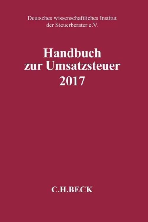Produktbild: Handbuch zur Umsatzsteuer 2017