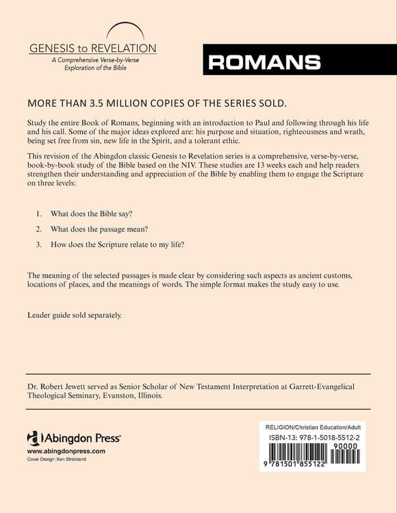 Produktbild: Genesis to Revelation: Romans Participant Book