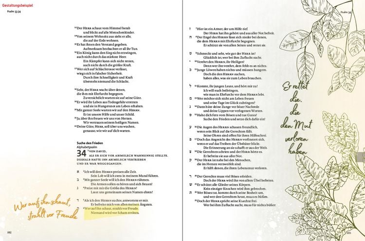 Produktbild: Basisbibel. Die Kompakte. Art Journaling Kreativedition zum k&uuml;nstlerischen Selbstgestalten. Kreative Bibelarbeit: moderne Bibel&uuml;bersetzung mit Schreibrand zum Malen, Zeichnen und Collagieren