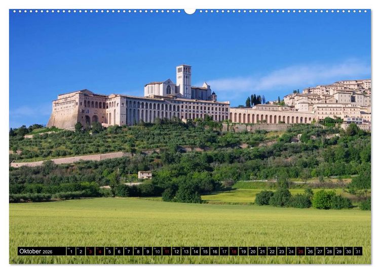 Produktbild: Umbrien (Wandkalender 2026 DIN A2 quer), CALVENDO Monatskalender