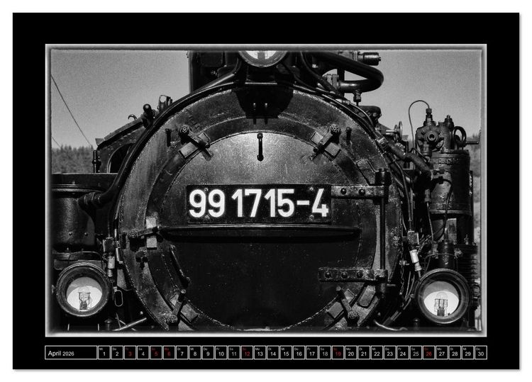 Produktbild: Die Pre&szlig;nitztalbahn (Tischkalender 2026 DIN A5 quer), CALVENDO Monatskalender