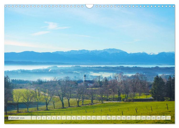 Produktbild: Wundersch&ouml;nes Oberbayern (Wandkalender 2026 DIN A3 quer), CALVENDO Monatskalender