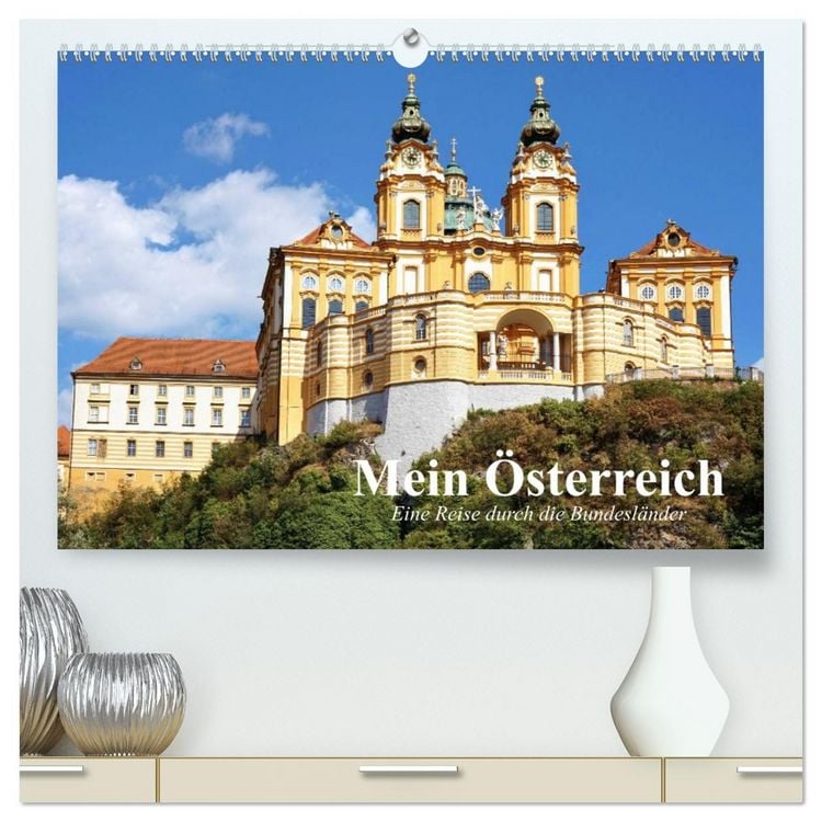 Produktbild: Mein &Ouml;sterreich. Eine Reise durch die Bundesl&auml;nder (hochwertiger Premium Wandkalender 2026 DIN A2 quer), Kunstdruck in Hochglanz