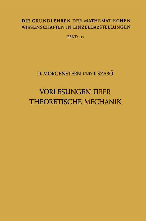 Produktbild: Vorlesungen &Uuml;ber Theoretische Mechanik