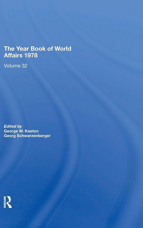 Produktbild: The Year Book Of World Affairs, 1978