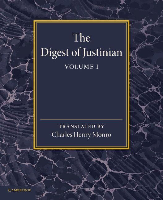 Produktbild: The Digest of Justinian