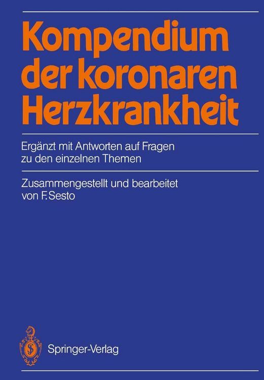 Produktbild: Kompendium der koronaren Herzkrankheit