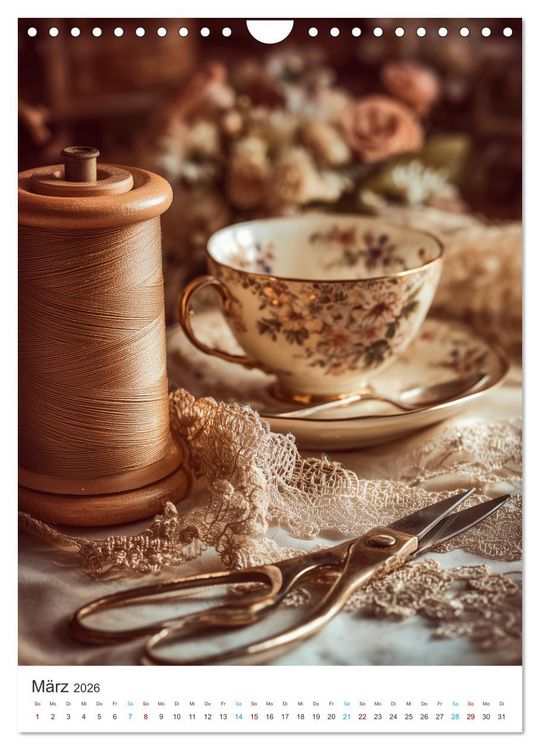 Produktbild: A Cup of Time (Wandkalender 2026 DIN A4 hoch), CALVENDO Monatskalender