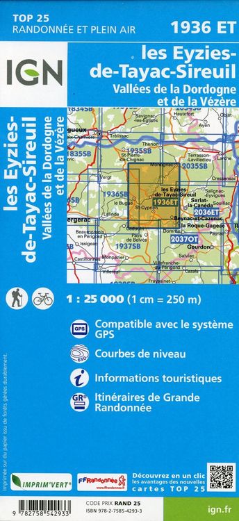 Produktbild: Es Eyzies.Vall&eacute;es de la Dordogne et de la V&eacute;z&egrave;re
