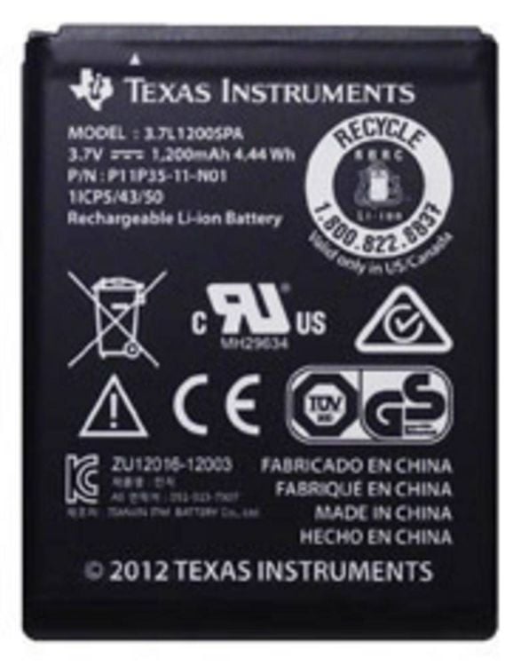 Produktbild: TEXAS INSTRUMENTS Akku, 3,7 V / 1200 mAh wiederaufladbar