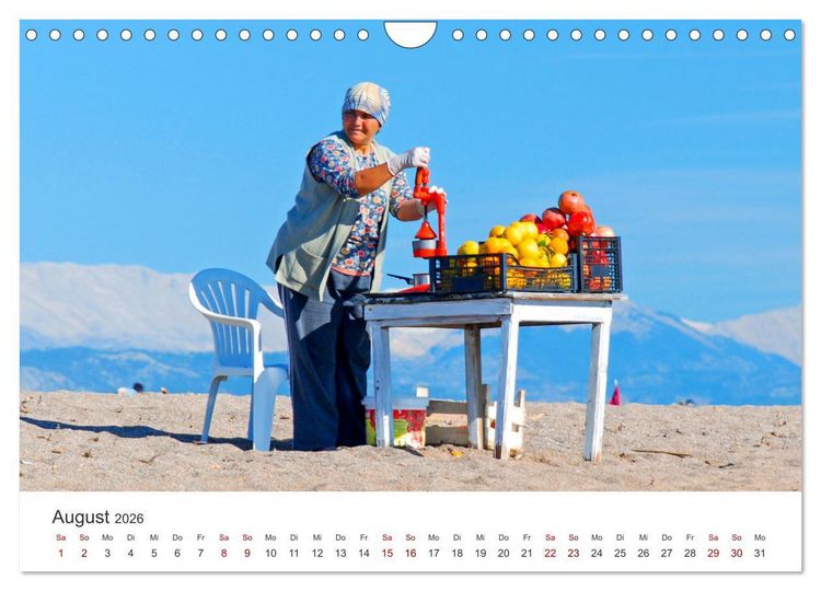 Produktbild: Flussfahrt in Manavgat (Wandkalender 2026 DIN A4 quer), CALVENDO Monatskalender