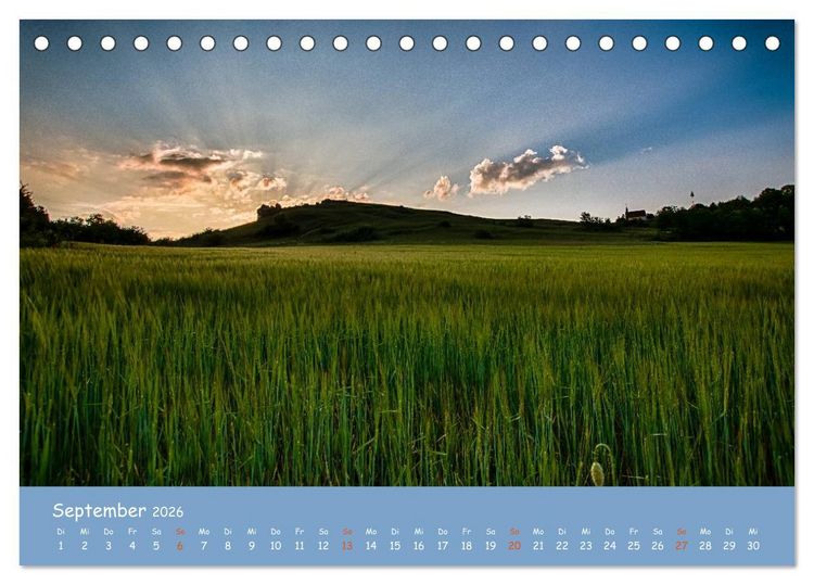 Produktbild: Das Walberla - Der Hausberg der Franken (Tischkalender 2026 DIN A5 quer), CALVENDO Monatskalender