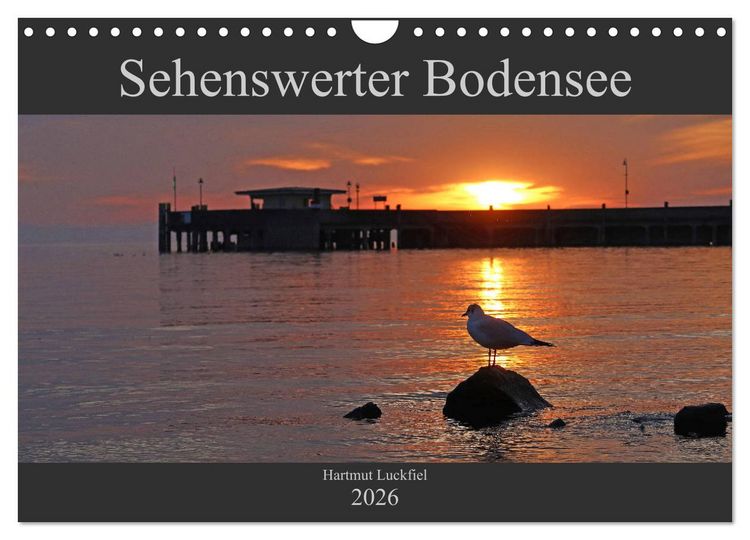 Produktbild: Sehenswerter Bodensee (Wandkalender 2026 DIN A4 quer), CALVENDO Monatskalender