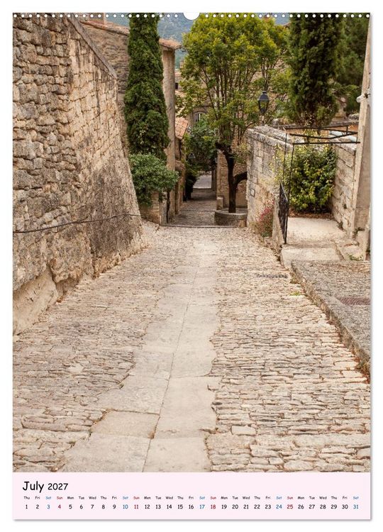 Produktbild: Provence &ndash; Scenic Villages of France (Wall Calendar 2027 DIN A2 portrait), CALVENDO 12 Month Wall Calendar