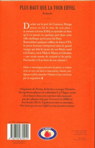 Produktbild: Plus haut que la tour Eiffel : carnet d'exil