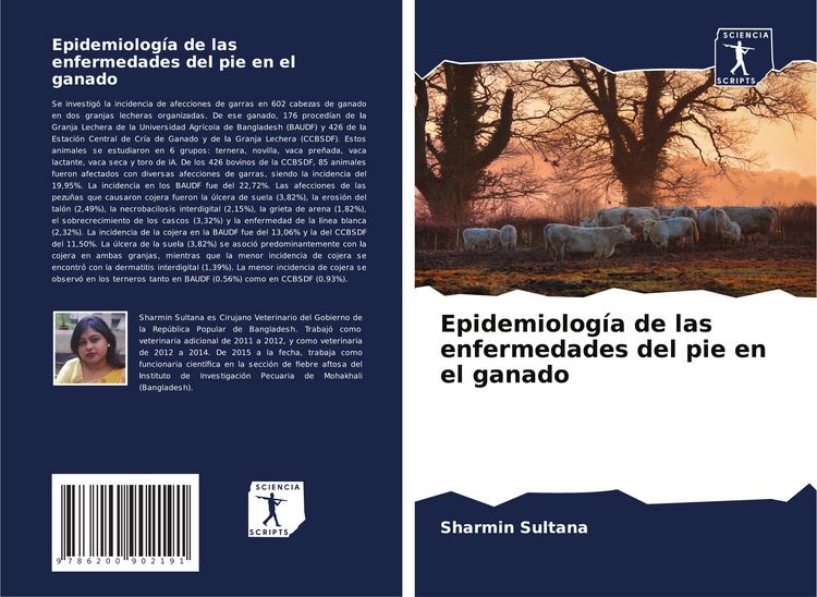 Produktbild: Epidemiolog&iacute;a de las enfermedades del pie en el ganado