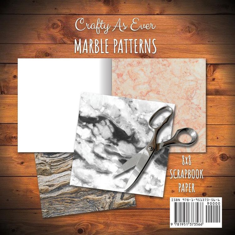 Produktbild: Marble Patterns Scrapbook Paper Pad 8x8 Scrapbooking Kit for Papercrafts, Cardmaking, Printmaking, DIY Crafts, Stationary Designs, Borders, Backgrounds