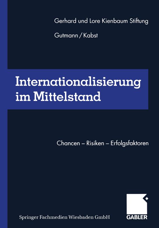 Produktbild: Internationalisierung im Mittelstand