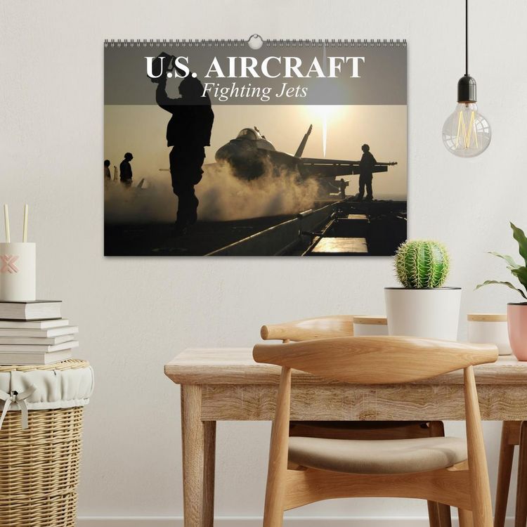 Produktbild: U.S. Aircraft - Fighting Jets (Wall Calendar 2026 DIN A3 landscape), CALVENDO 12 Month Wall Calendar