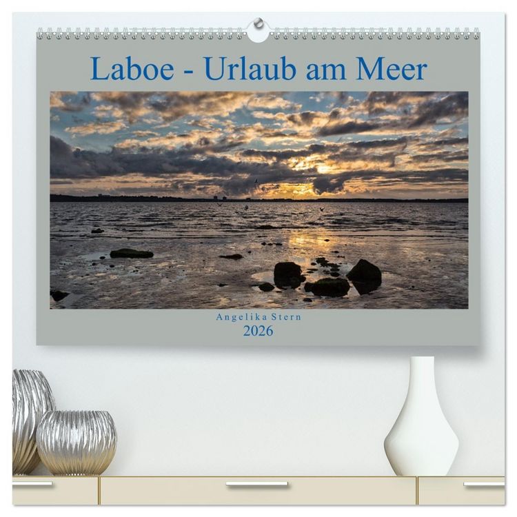 Produktbild: Laboe - Urlaub am Meer (hochwertiger Premium Wandkalender 2026 DIN A2 quer), Kunstdruck in Hochglanz