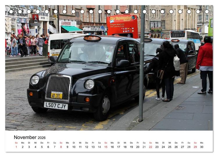 Produktbild: Schottlands Hauptstadt Edinburgh (Tischkalender 2026 DIN A5 quer), CALVENDO Monatskalender