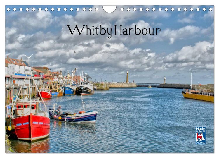 Produktbild: Whitby Harbour (Wall Calendar 2026 DIN A4 landscape), CALVENDO 12 Month Wall Calendar