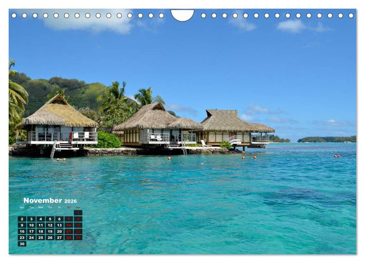 Produktbild: Bora Bora (Wall Calendar 2026 DIN A4 landscape), CALVENDO 12 Month Wall Calendar