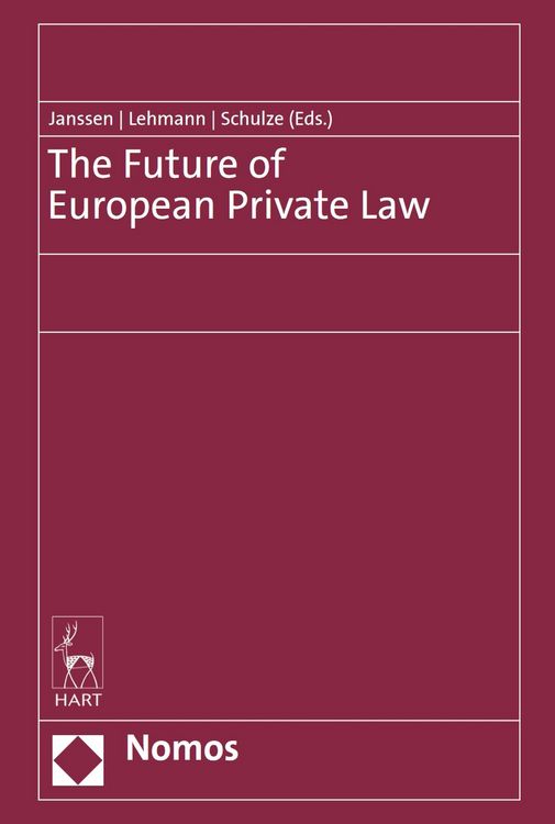 Produktbild: The Future of European Private Law