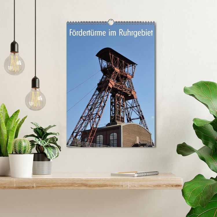 Produktbild: F&ouml;rdert&uuml;rme im Ruhrgebiet (Wandkalender 2026 DIN A3 hoch), CALVENDO Monatskalender