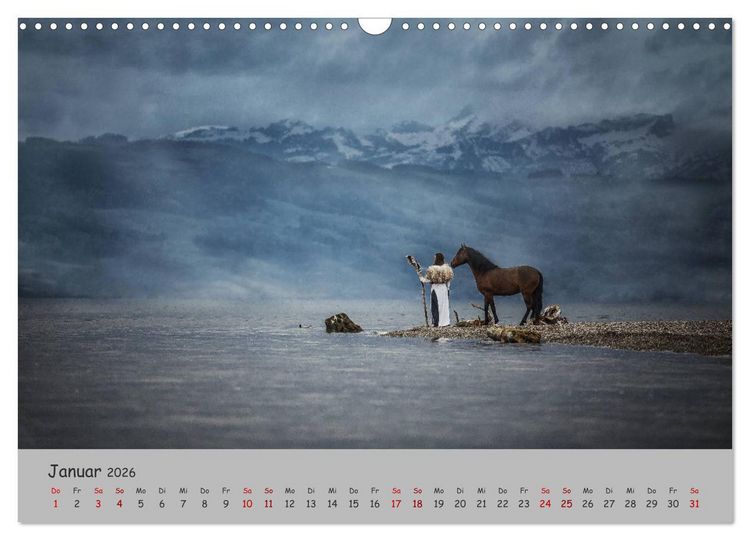 Produktbild: Spiegel deiner Seele (Wandkalender 2026 DIN A3 quer), CALVENDO Monatskalender