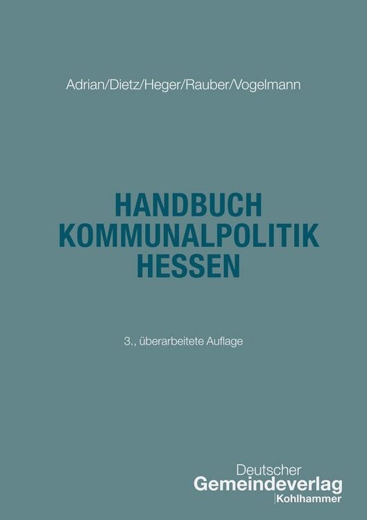 Produktbild: Handbuch Kommunalpolitik Hessen