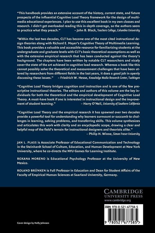 Produktbild: Cognitive Load Theory