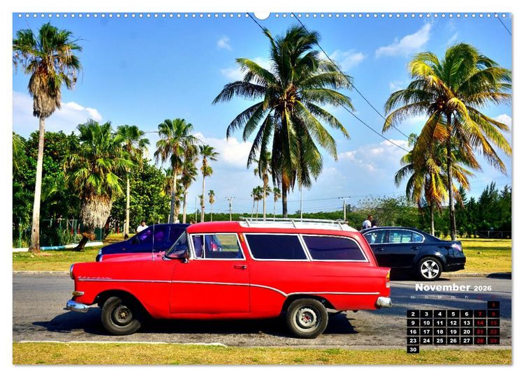 Produktbild: Opel Hits - Deutsche Oldtimer in Kuba (Wandkalender 2026 DIN A2 quer), CALVENDO Monatskalender