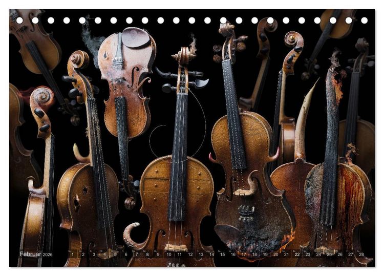 Produktbild: Musica fant&aacute;sia - Die wundersame Welt des Fotok&uuml;nstlers Olaf Bruhn (Tischkalender 2026 DIN A5 quer), CALVENDO Monatskalender