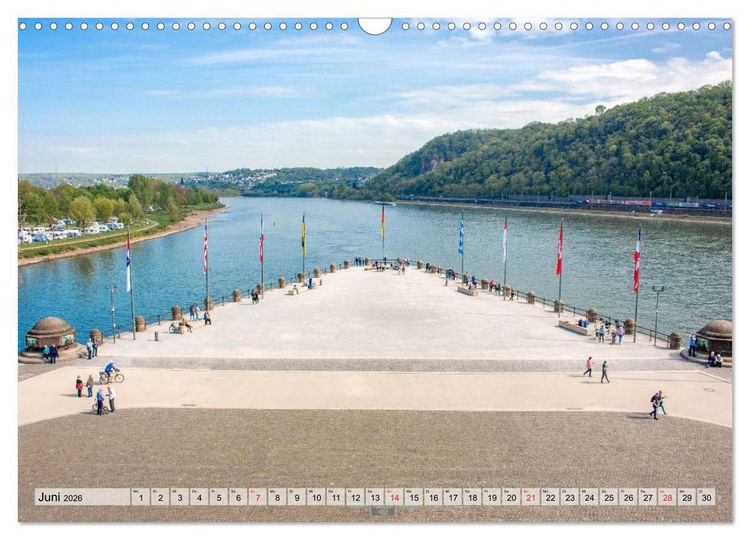 Produktbild: Koblenz Impressionen (Wandkalender 2026 DIN A3 quer), CALVENDO Monatskalender