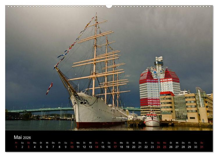 Produktbild: S&uuml;dschweden (hochwertiger Premium Wandkalender 2026 DIN A2 quer), Kunstdruck in Hochglanz