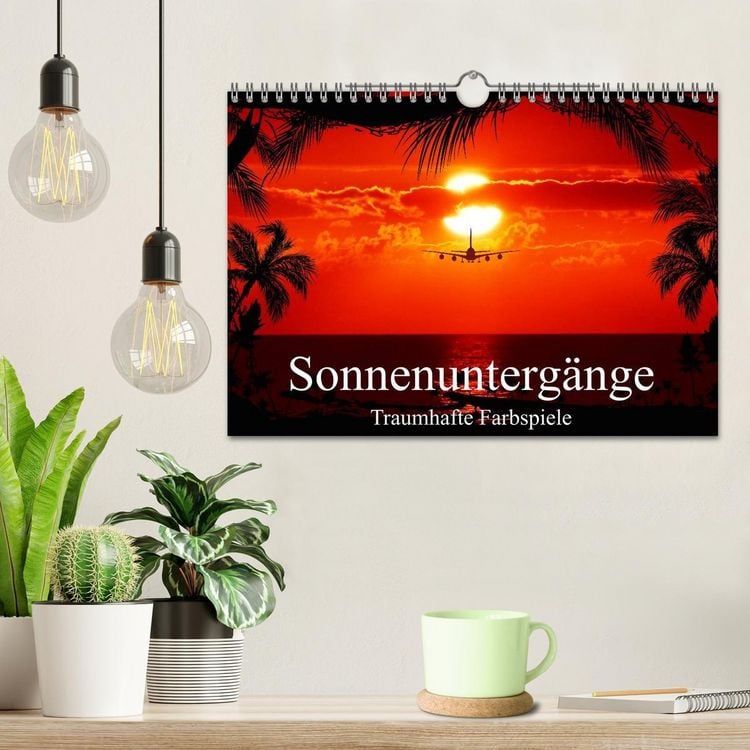 Produktbild: Sonnenunterg&auml;nge &bull; Traumhafte Farbspiele (Wandkalender 2026 DIN A4 quer), CALVENDO Monatskalender