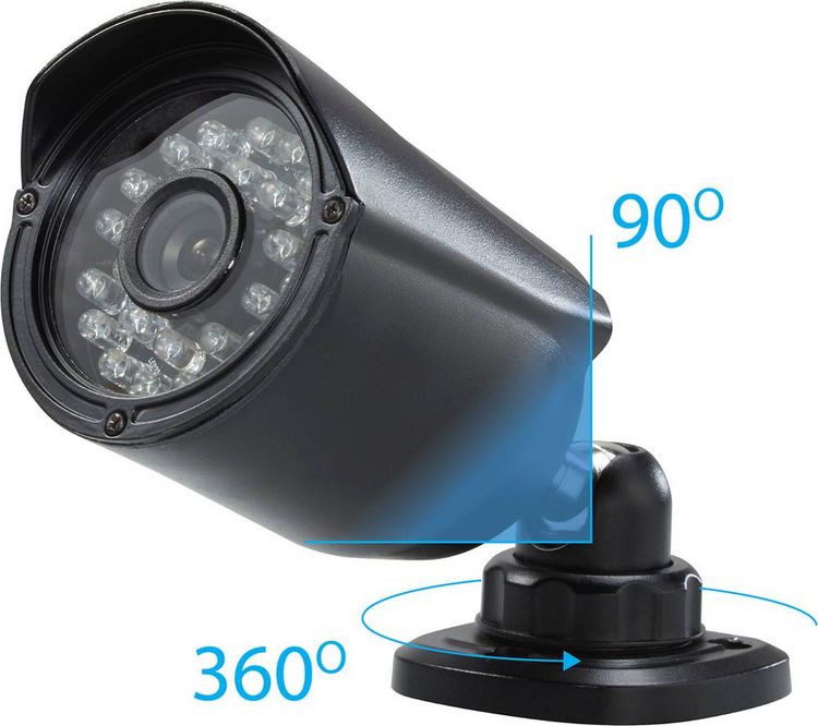 Produktbild: Sygonix SY-4600588 AHD &Uuml;berwachungskamera-Set 2-Kanal mit 2 Kameras 1280 x 720 Pixel